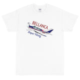 Bellanca Super Viking (Blue/Red) Airplane T-Shirt - Personalized w/ Your N#