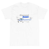 Diamond DA-20 (Blue) Airplane T-shirt- Personalized with N#