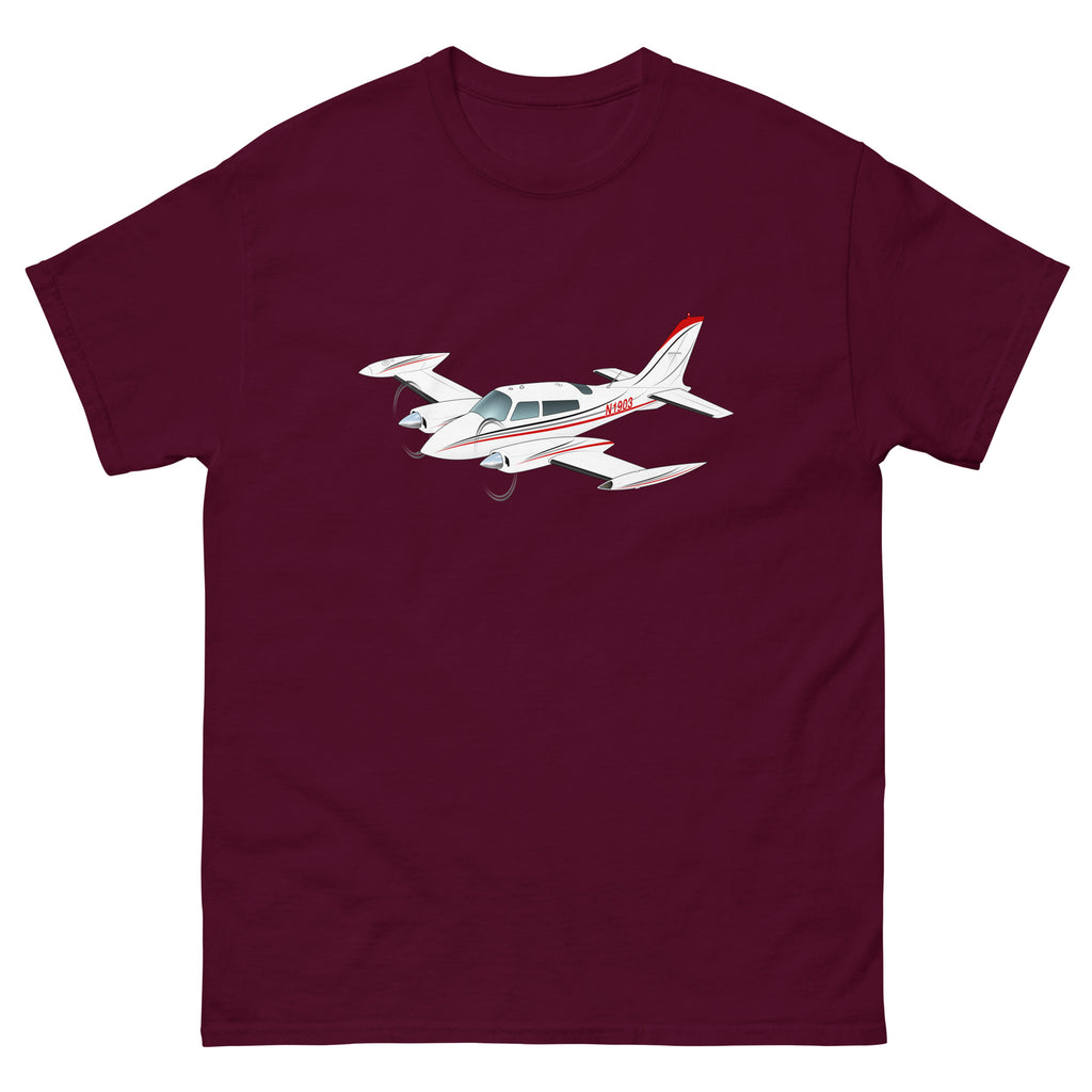 Custom Airplane T-Shirt (AIR35JJ310-RGB1) - Add Your N#