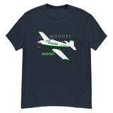 Mooney M20C (Green) Airplane T-shirt (AIRDFFM20C-G1) - Add Your N#