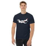 Custom Airplane T-Shirt (AIR35JJ310-RGB1) - Add Your N#