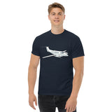 Custom Airplane T-Shirt (AIR255C12-B1) - Add Your N#