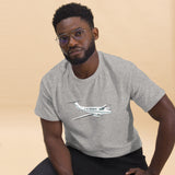 Custom Airplane T-Shirt (AIR255C12-B1) - Add Your N#