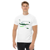 Mooney M20C (Green) Airplane T-shirt (AIRDFFM20C-G1) - Add Your N#