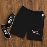 Men's Fleece Shorts - Add your Aircraft