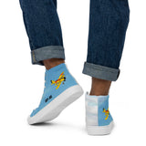 Custom Men’s High Top Canvas Shoes - Add your Aircraft