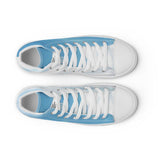 Custom Men’s High Top Canvas Shoes - Add your Aircraft