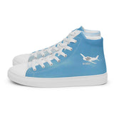 Custom Men’s High Top Canvas Shoes - Add your Aircraft