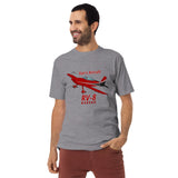 Custom Airplane Men’s MC1086 Premium Heavyweight T-shirt