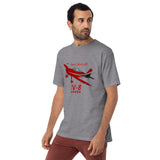 Custom Airplane Men’s MC1086 Premium Heavyweight T-shirt