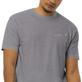 Custom Airplane Men’s Premium Heavyweight Embroidered T-shirt