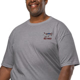 Custom Airplane Men’s Premium Heavyweight Embroidered T-shirt
