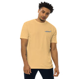 Custom Airplane Men’s Premium Heavyweight Embroidered T-shirt
