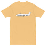 Custom Airplane Men’s MC1086 Premium Heavyweight T-shirt