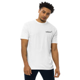 Custom Airplane Men’s Premium Heavyweight Embroidered T-shirt