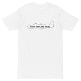 Custom Airplane Men’s MC1086 Premium Heavyweight T-shirt