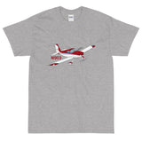 Airplane Custom T-Shirt AIRM1EIM7-RBG1 - Personalized with your N#