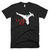 Rutan Model 61 Long-EZ Airplane T-Shirt - Personalized with Your N#