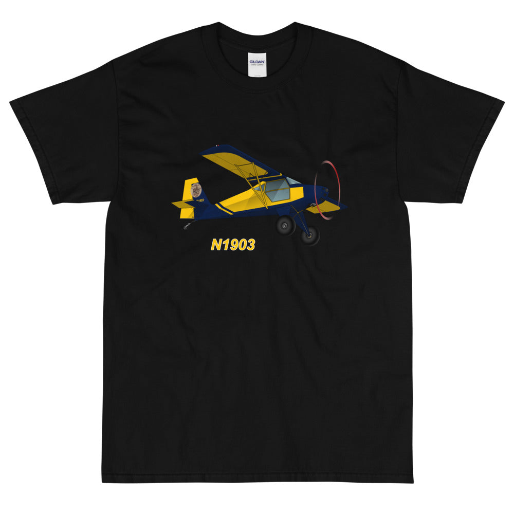 Just Aircraft Airplane Custom T-shirt (AIRALJ897-YB1) - Personalized w/ Your N#