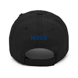 Airplane Embroidered Distressed Cap (AIR1M98LJ-B2) - Personalized with Your N#