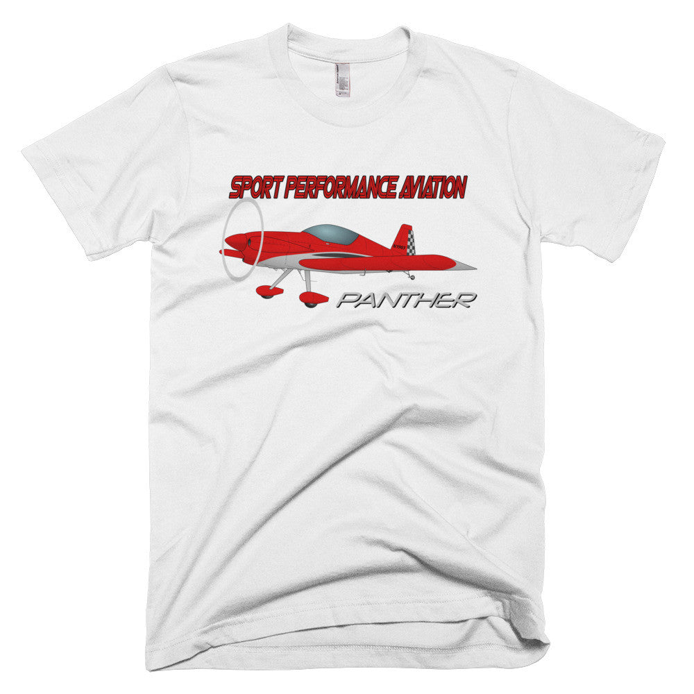 Sport Performance Aviation Panther Airplane T-shirt - Personalized with N#