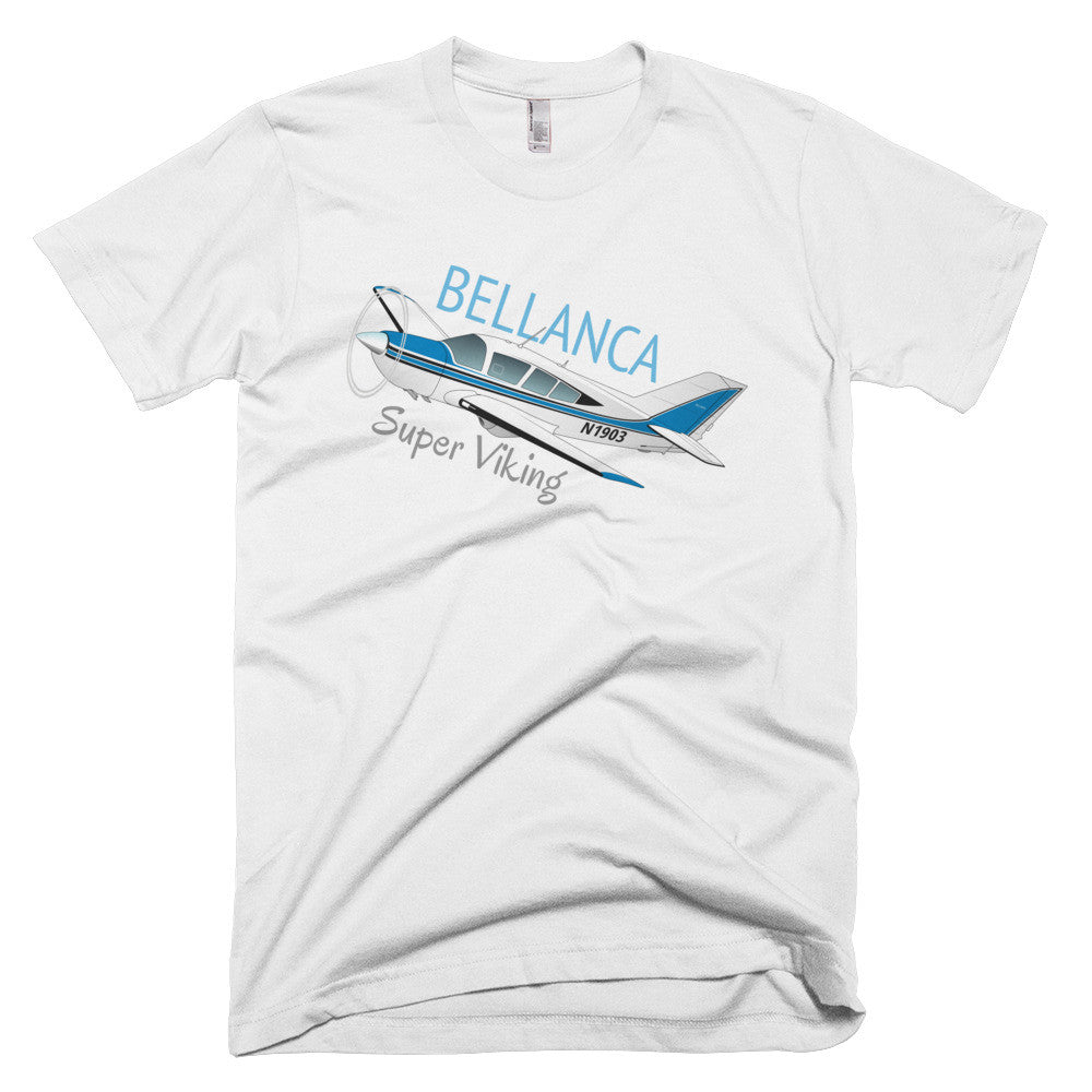 Bellanca Super Viking (Blue) Airplane T-shirt- Personalized with N#