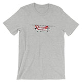 Helicopter Design (Red/Black) T-shirt - HELI2F5BV107II-RB1