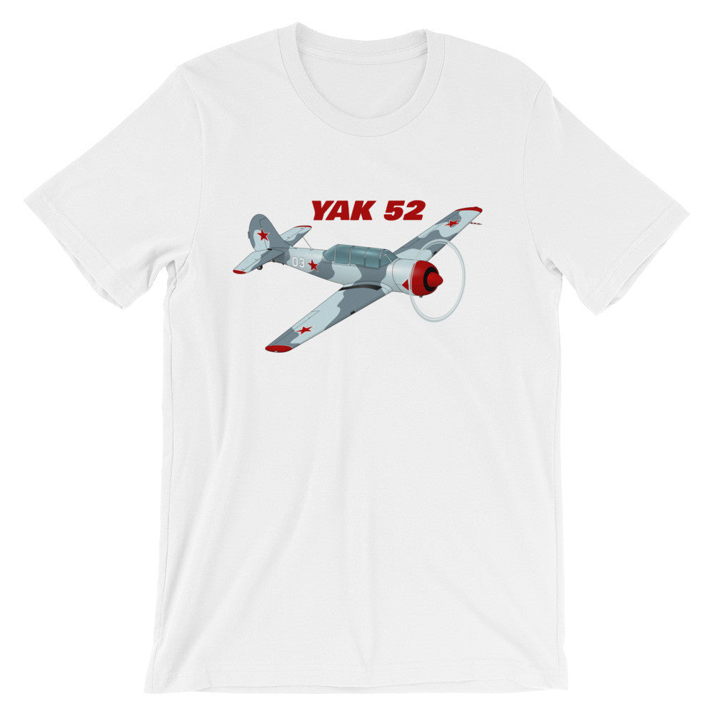 Yakovlev Yak-52 Airplane T-shirt - Personalized with N#