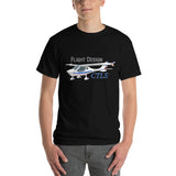 Airplane Custom T-Shirt AIR6C9CTLS-SBR1 - Personalized with your N#