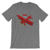 Waco YM-5 (Red/Black) Airplane T-shirt - Personalized with N#