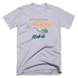 Robinson R44 (Silver) Helicopter T-shirt - Personalized with Your N#