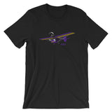 Ultra Light Airplane (Yellow/Purple) T-Shirt - AIR8LI-YP1