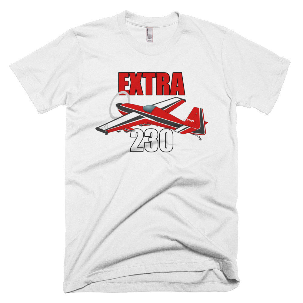 Extra 230 (Red) Airplane T-shirt- Personalized with N#