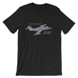 Learjet 24 Airplane T-shirt - Personalized with N#