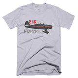 Fairchild 24K Airplane T-shirt- Personalized with N#