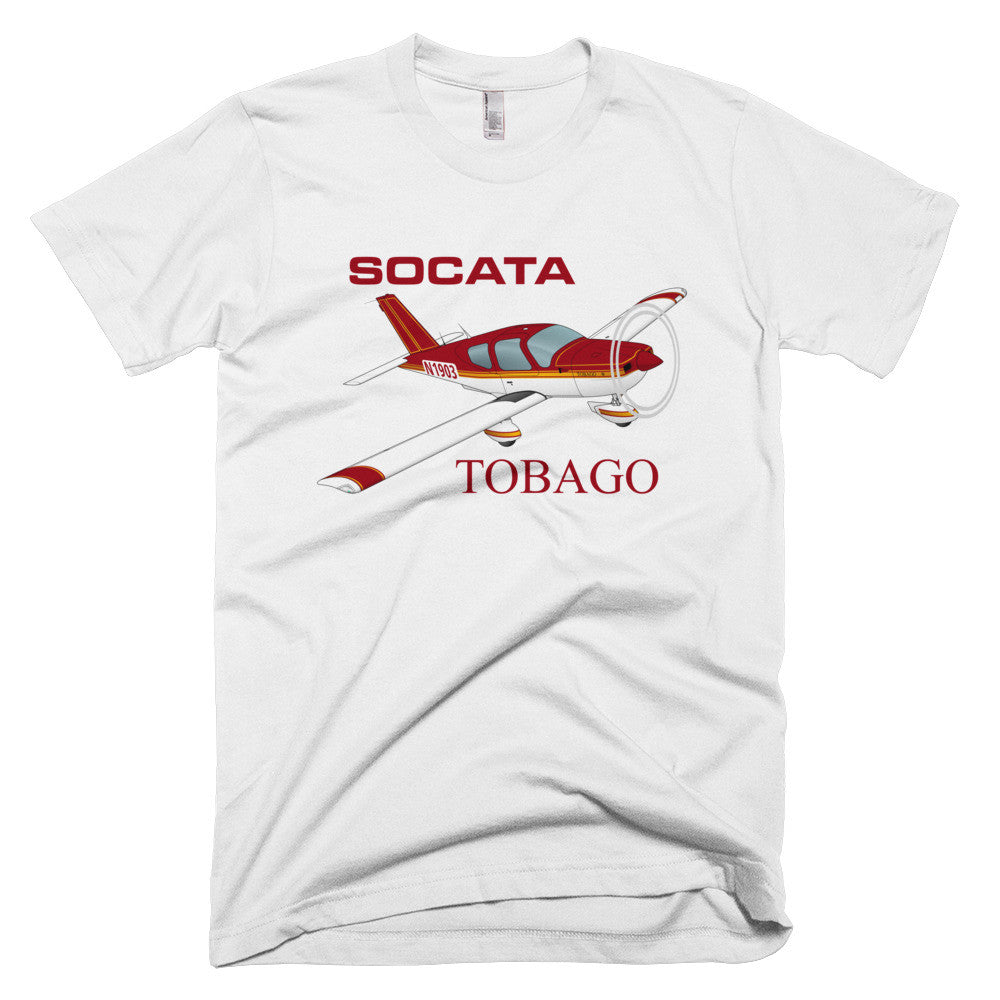 Socata Tobago TB 10 Airplane T-shirt - Personalized with N#