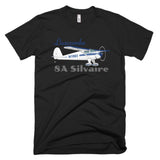 Luscombe 8A Silvaire (Blue) Airplane T-shirt - Personalized with Your N#