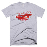 Stinson Voyager (Red) Airplane T-shirt - Personalized with Your N#