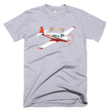 Mooney (Red) Airplane T-shirt - Personalized with Your N#