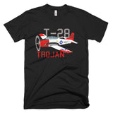 North American T-28 Trojan Airplane T-shirt- Personalized with N#