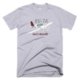 Van's Aircraft RV-7A (RV7A) Airplane T-Shirt - Personalized with Your N#