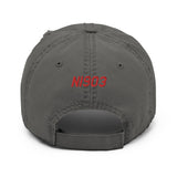 Airplane Embroidered Distressed Cap (AIR39ISR22-RB1) - Personalized with Your N#