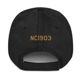 Airplane Embroidered Distressed Cap (AIRJ5I381-B4)- Personalized with Your N#
