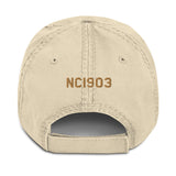 Airplane Embroidered Distressed Cap (AIRJ5I381-B4)- Personalized with Your N#
