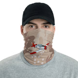 Airplane Camo Neck Gaiter - Customize w/ your Airplane & N#