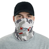 Airplane Camo Neck Gaiter - Customize w/ your Airplane & N#