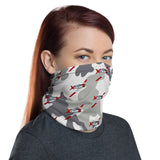 Airplane Camo Neck Gaiter - Customize w/ your Airplane & N#
