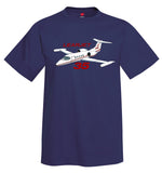 Learjet 35 Airplane T-Shirt - Personalized with Your N#