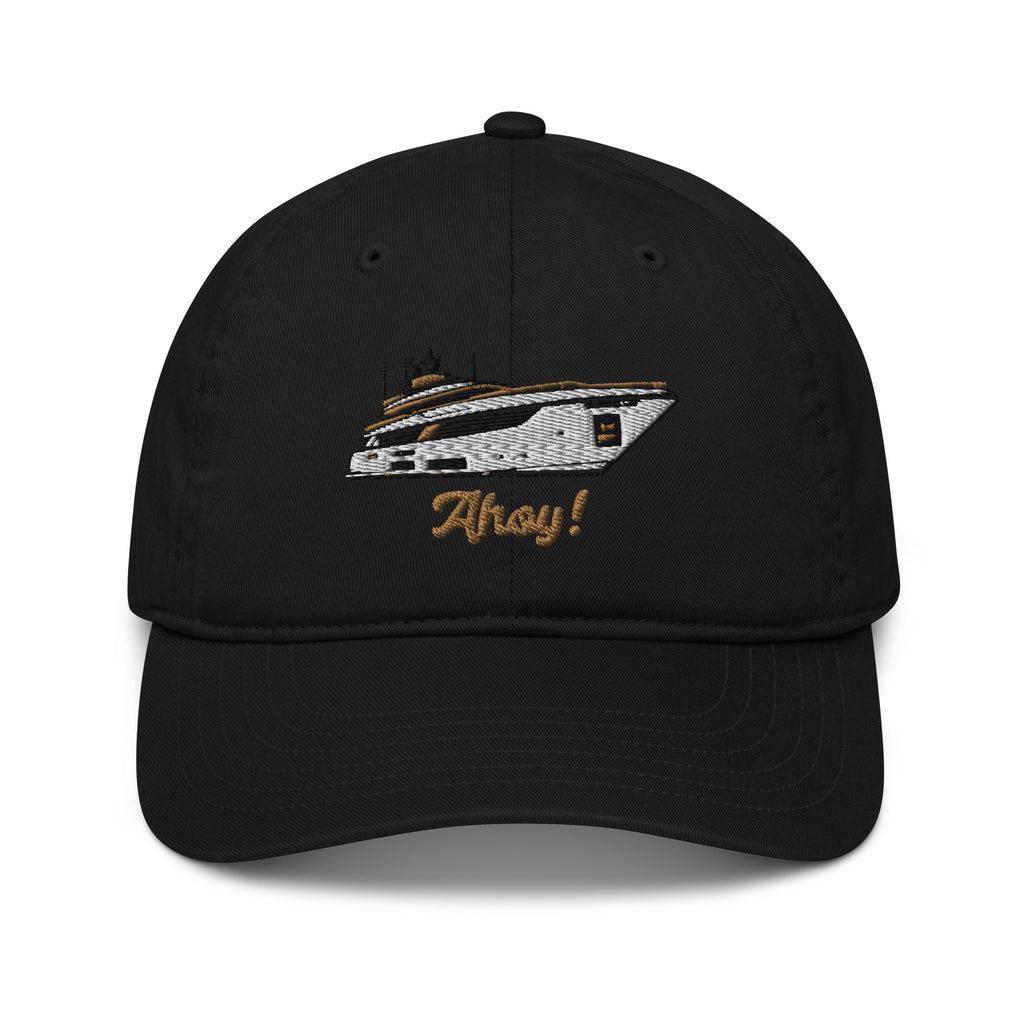 Ahoy! (BOATTHRSA) Embroidered Organic Cap