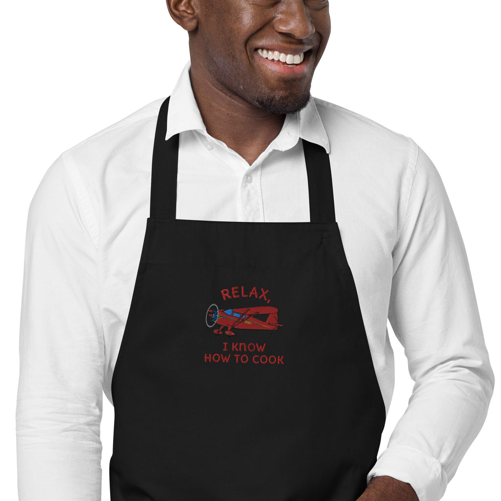 Custom Organic Cotton Embroidered Apron